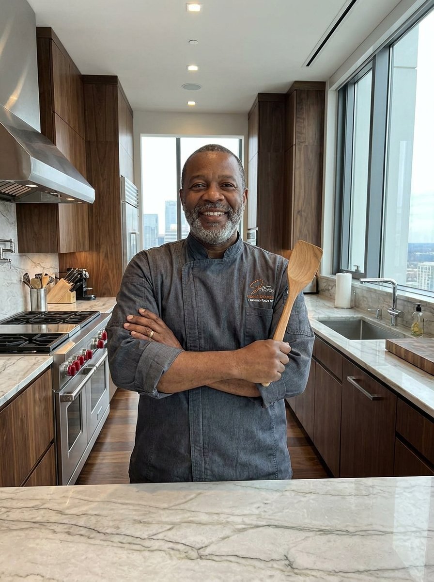 Chef du Restaurant O'Brillot en cuisine